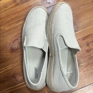 Esprit Light Tan Slip-On Espadrilles